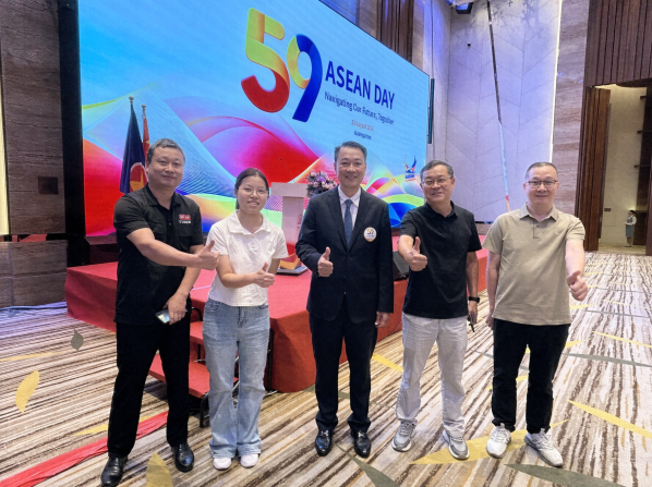 Dingding Stage provided full lighting, sound, and LED video service for the 59th ASEAN Day Reception in Guangzhou, 2026.